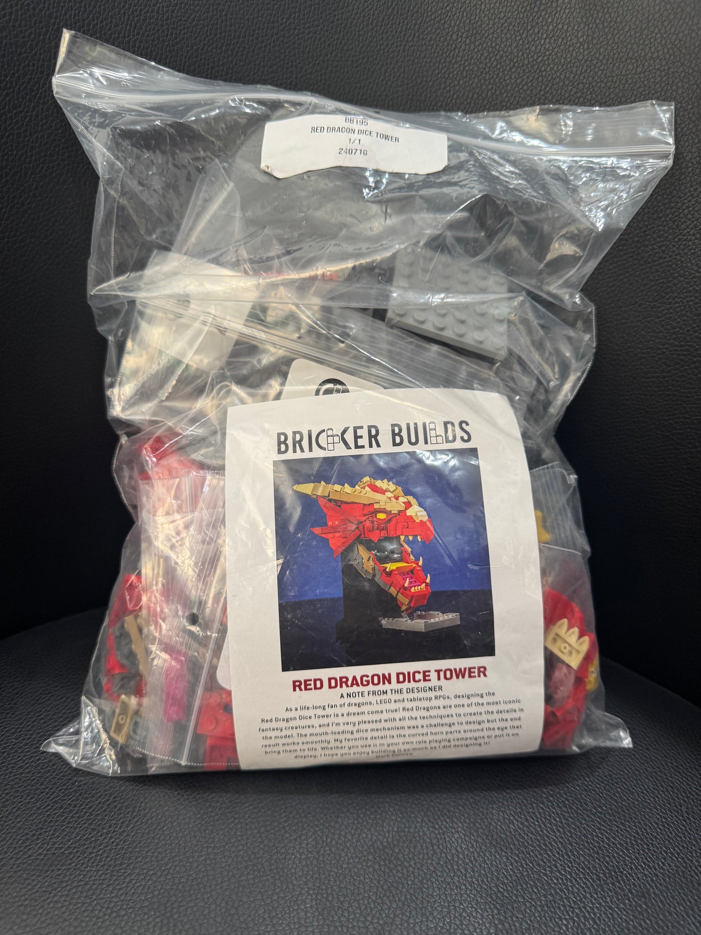 Bricker Builds Red Dragon Dice Tower